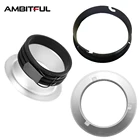 Кольцевой адаптер AMBITFUL 135 мм 144 мм 150 мм для Bowens Elinchrom Profoto, крепление для AMBITFUL AL-06 AL-16