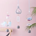 Современная креативная железная подвеска-колокольчик в форме сердца для девочки, детский подарок, японский подвесной колокольчик, украшения для комнаты