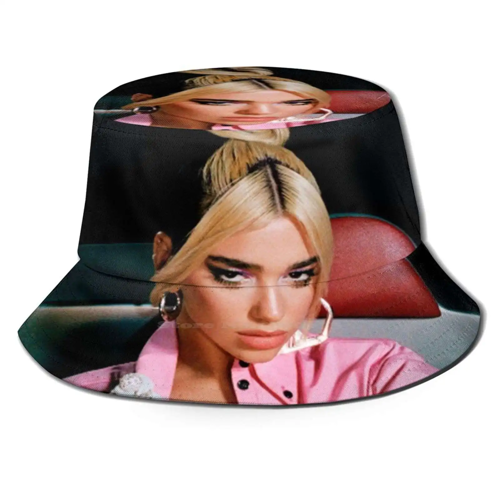 

Девочка Kikw как Lipa You шаблон дизайн печати путешествия Панама Шляпы Red Girls Go In The Dua Best Lipat