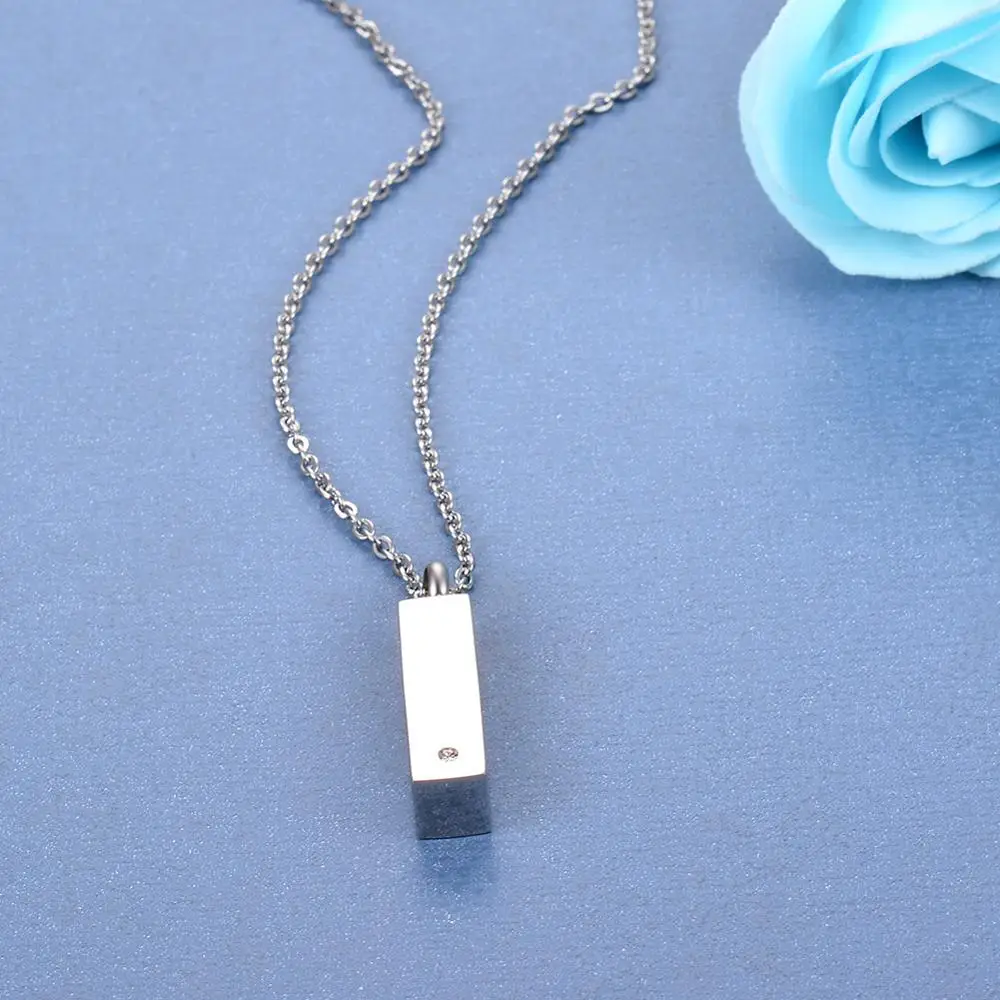 Бесплатная гравировка имена на заказ кубический стержень из нержавеющей стали