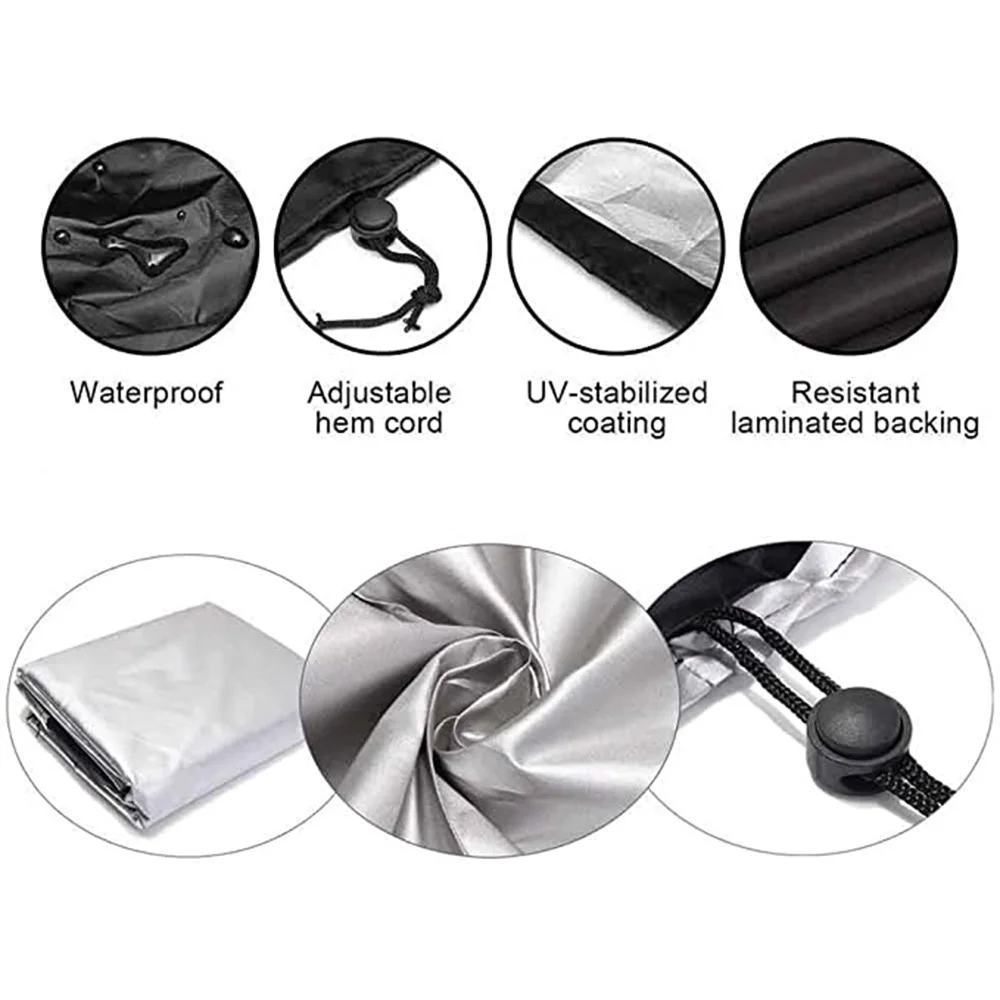 

2 Colors Patio Waterproof Cover Outdoor Garden Furniture Covers Rain Snow Chair Covers for Sofa Table Chair Dust Proof Cover
