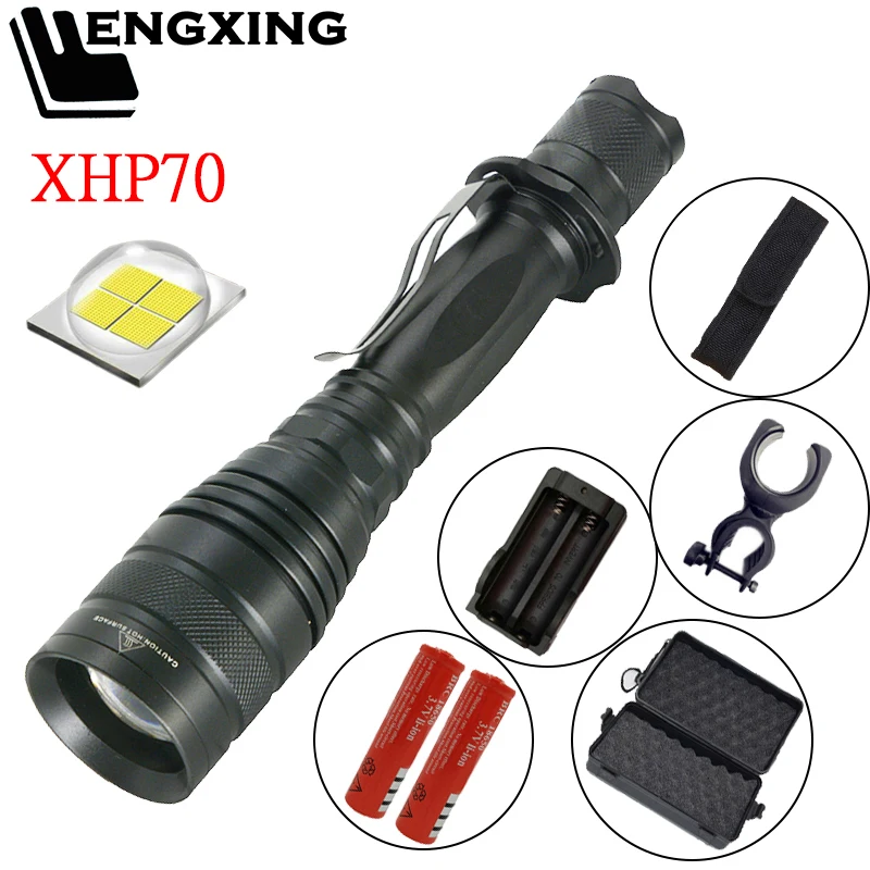 Светодиодный фонарик Z20FENGXINGP75 CREE XHP70 Мощный тактический светодиодный 32 Вт 3200 лм с