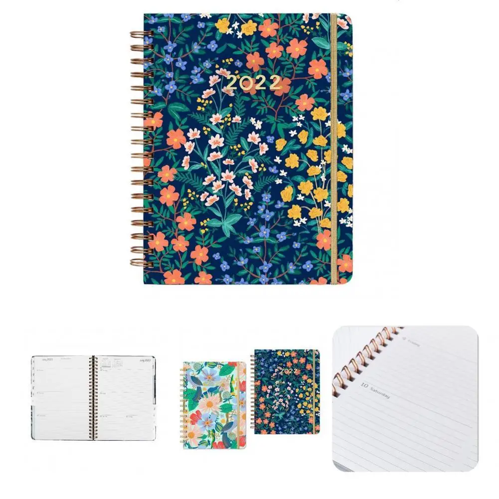 

Versatile A5 Useful Creative Plant Patterns 2022 Notebook Paper Journal Notepads DIY for Students