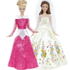 2 шт.компл. классическое сказочное платье принцессы, наряд для свадебной вечеринки, косплея, Одежда для куклы Барби, аксессуары для девочек, игрушки
