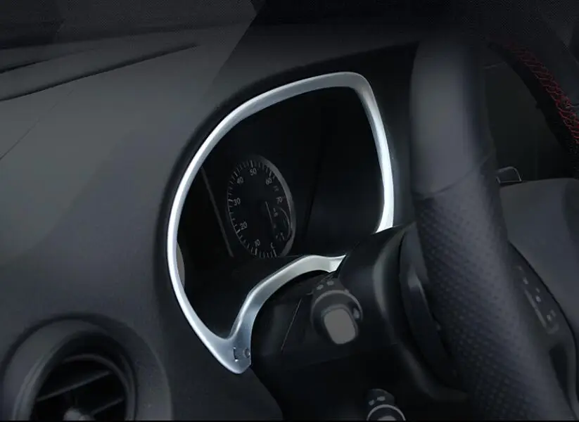 Для Mercedes Benz Vito 2016-2017 1 шт Матовый ABS хром украшения для приборной панели автомобиля