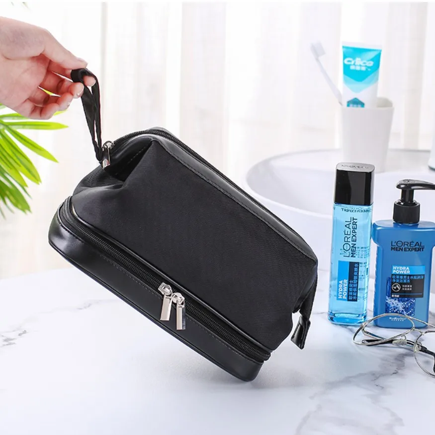 

Toiletry Bag Business Washing Storage Bag Dry and Wet Separation Storage Bag Portable Double-layer Cosmetic Bag