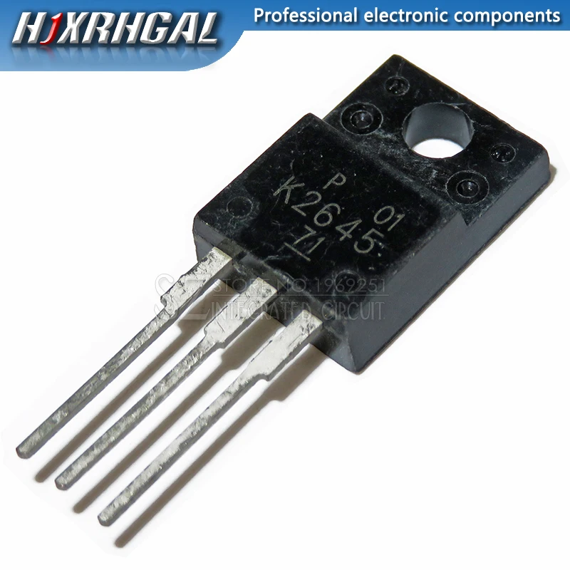

1 шт./лот 2SK2645 K2645 TO-220F 600V 9A 1,2 MOSFET N-канальный транзистор