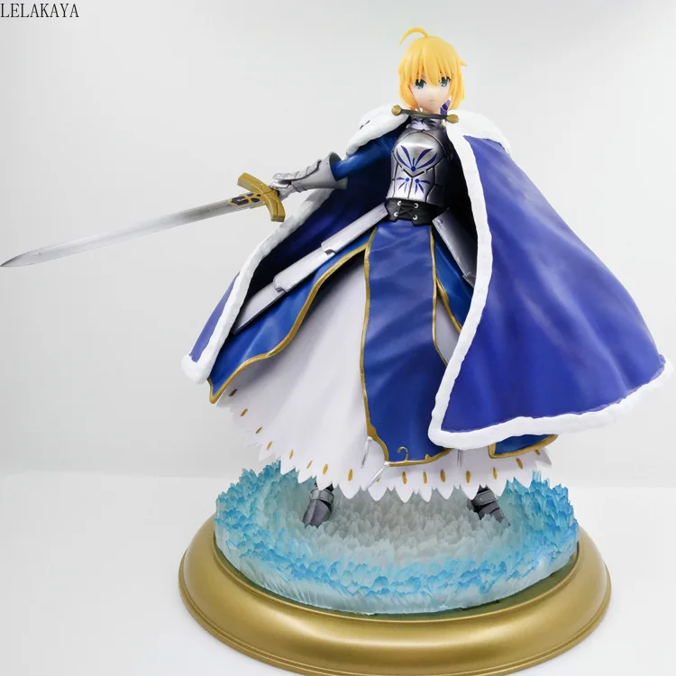 26 см горячая аниме Fate stay Night Zero Saber Artoria Pendragon зимняя одежда Knight Ver. ПВХ экшн-фигурка