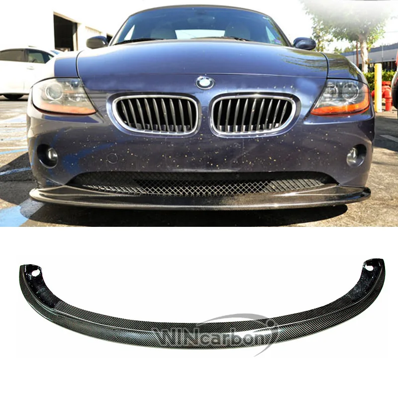 Настоящий спойлер переднего бампера из углеродного волокна для BMW E85 Z4 Euro 02