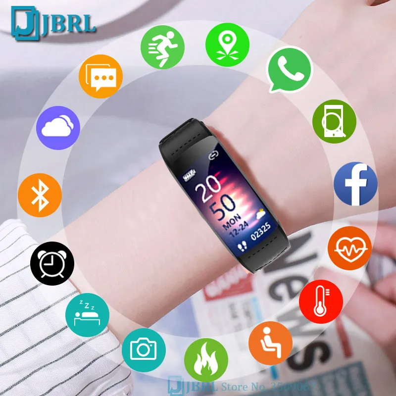 Модные Смарт часы для женщин и мужчин фитнес трекер женские Android IOS мужские с
