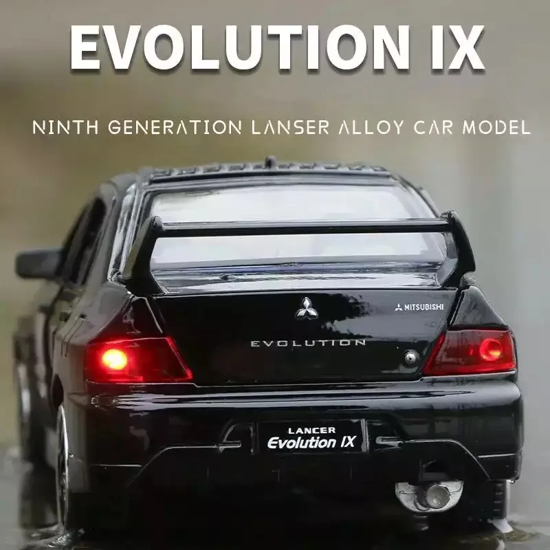 1:32 Mitsubishi Lancer EVO IX 9 Racing Alloy Car Model Metal Simulation Acousto-optic Car Model Children's Toy Car Decoration от AliExpress WW