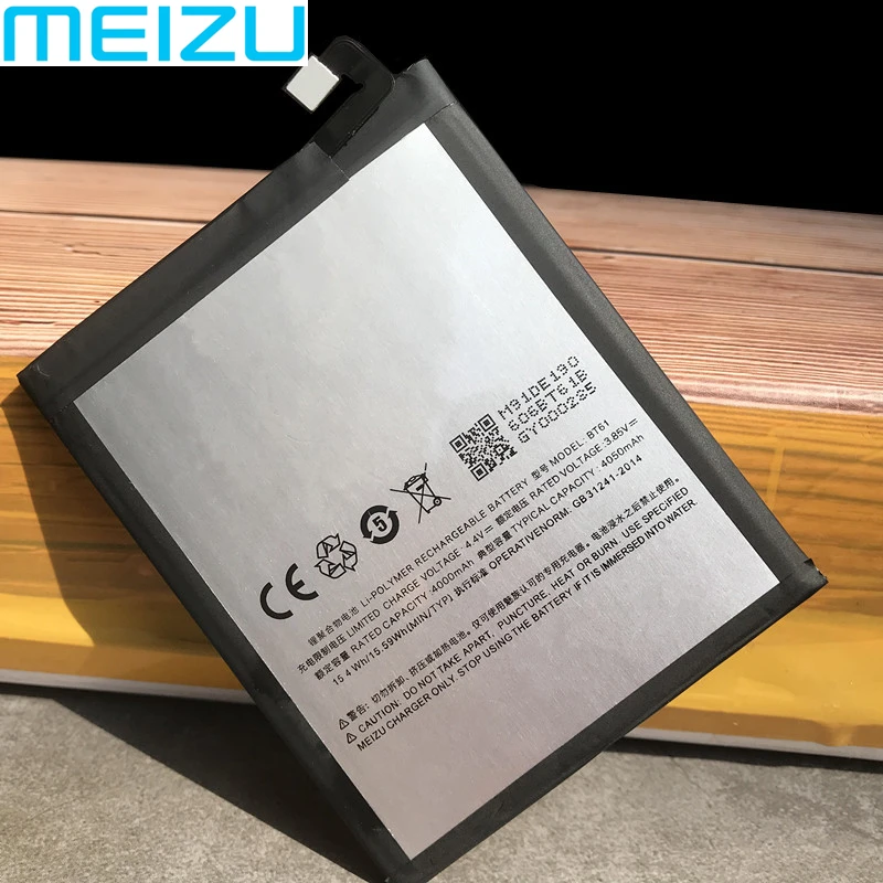Meizu Оригинальный Новый BT61 4050 мАч для M3 Note L681H L681M L681Q L681C Аккумулятор Pro Prime батареи |