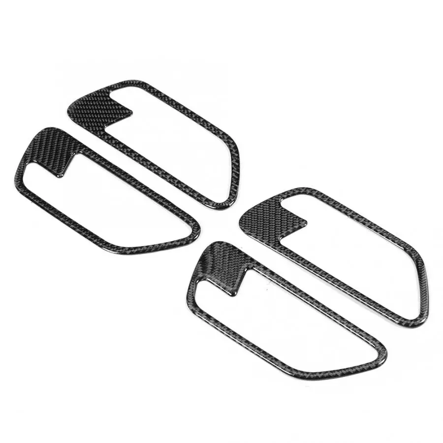 Накладка из углеродного волокна накладка на внутреннюю дверную ручку для левого