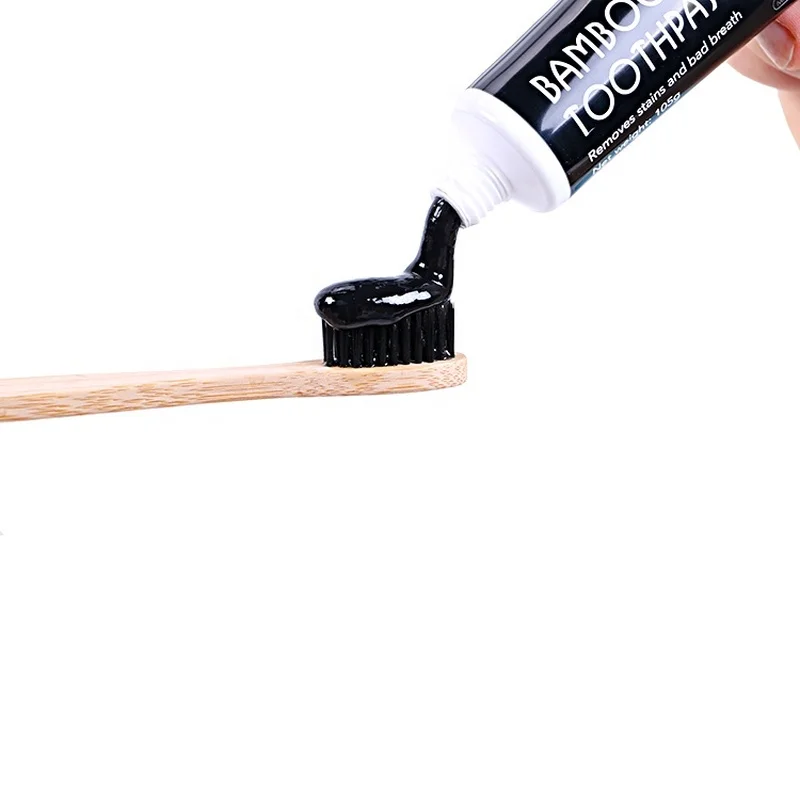 Отбеливающая зубная паста ингредиенты древесный уголь отбеливающая Бамбуковая