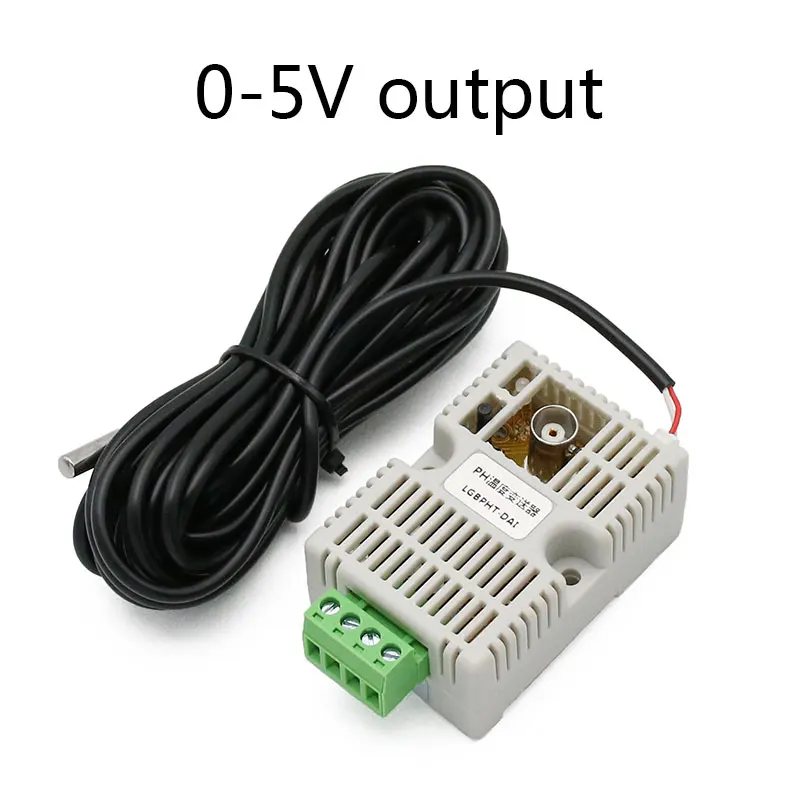 0-5V output РН датчик температуры датчик обнаружения модуль напряжение 0-5 в 0-10 В 4-20mA RS485 выход рН датчик рН электрод BNC - Цвет: 0-5V output