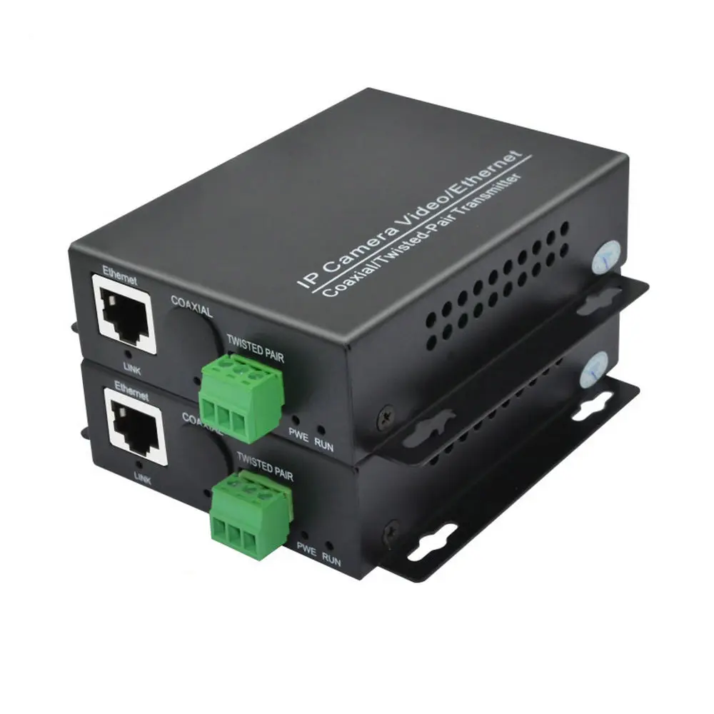 Одна пара экстендеров Ethernet переплетенный преобразователь 2 км для ip камер IP
