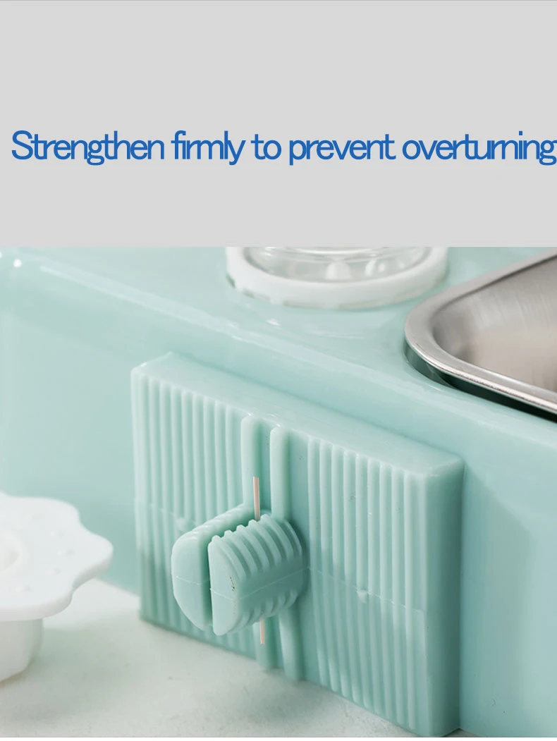 Дозатор воды для домашних животных 500 мл двойная чаша | Дом и сад