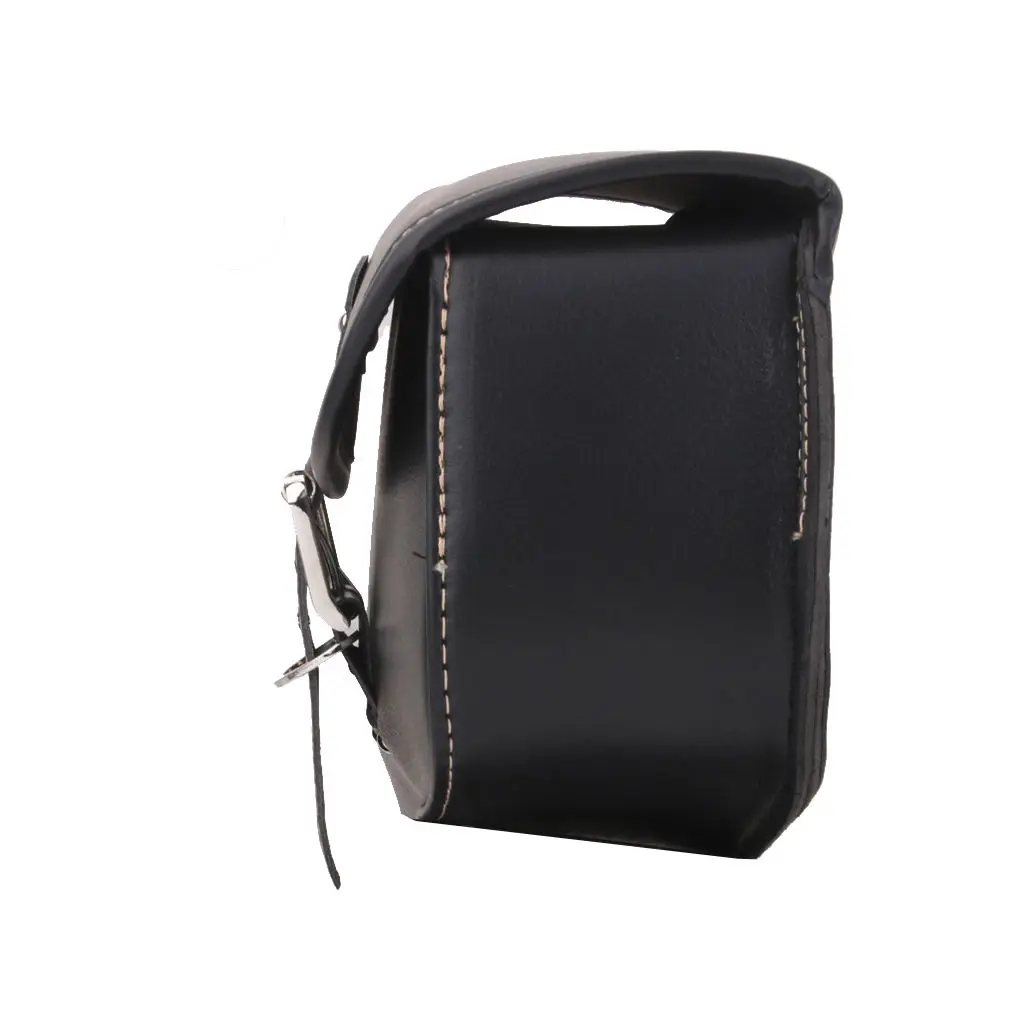 Black PU Leather Motorcycle Universal Saddle Panniers Luggage Bag Storage | Bags &