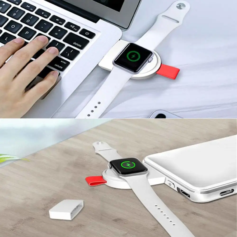 Смарт-часы портативное USB Беспроводное зарядное устройство для IWatch 1 2 3 4