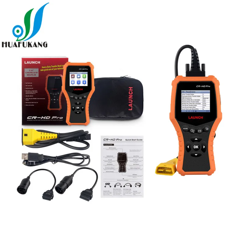 Запуск CR-HD Pro автомобилей и грузовиков OBD2 хобд код ридер сканер
