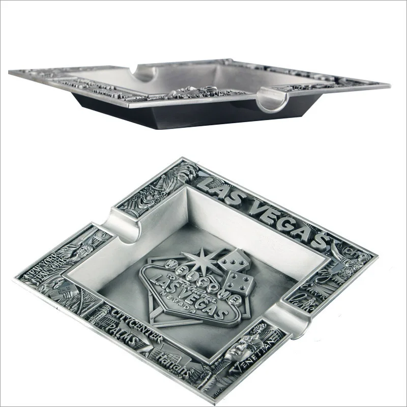 Las Vegas Poker Ashtray Alloy solid carving Strong and durable | Спорт и развлечения