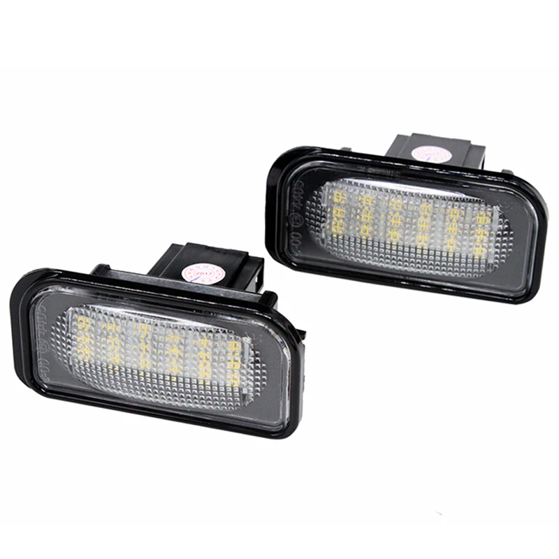 2x Canbus 18LED 3528 SMD лампа для номерного знака супер белый 6000k Mercedes Benz W203 4D C230 C240 C320 C280 AMG