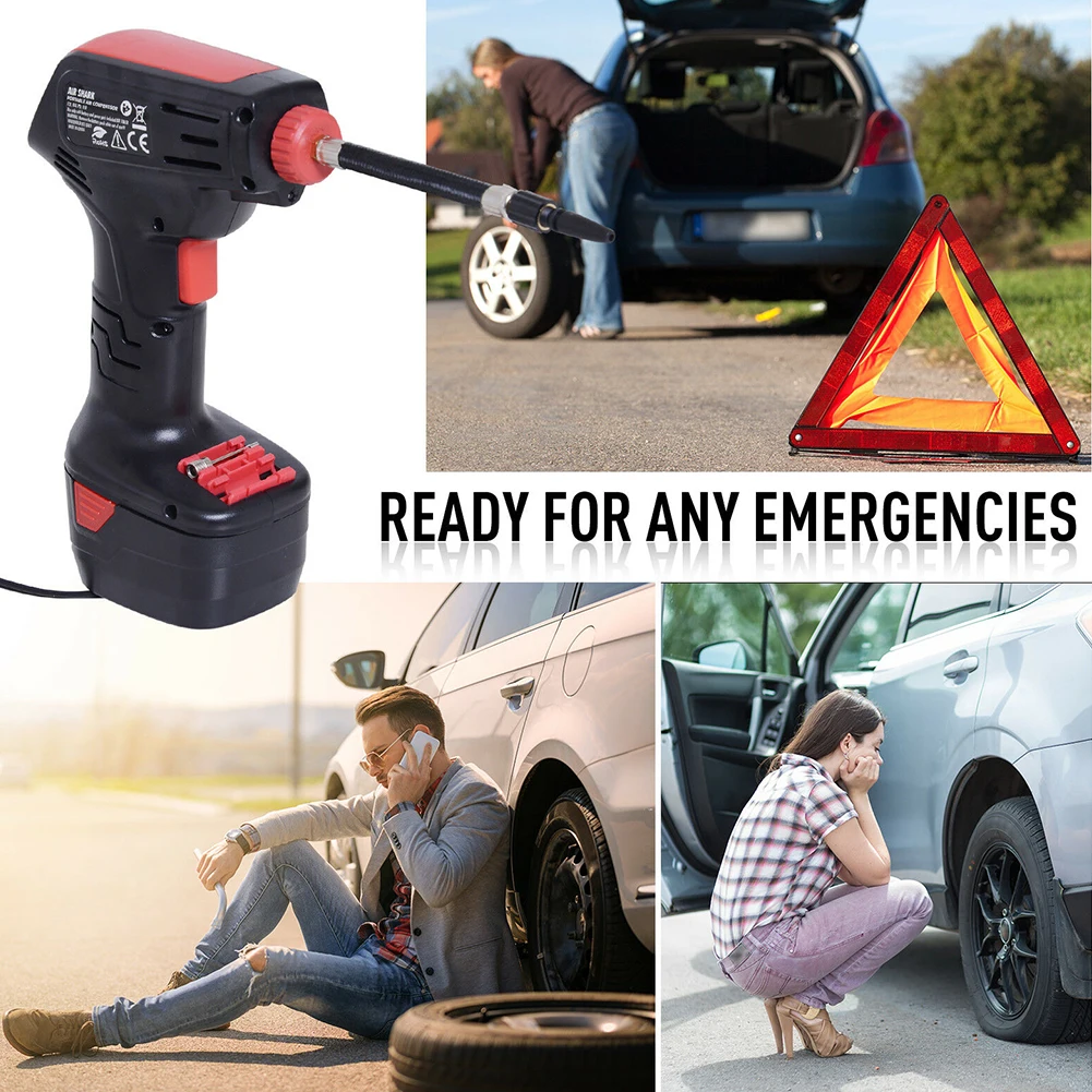 vender Bomba Inflator Rápido Bicicleta Portátil Led Sem Fio Pneu De Carro Elétrico Handheld Ferramenta Universal Leve Compressor De Ar Automático