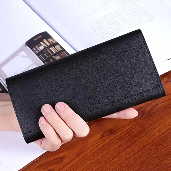 Женский кошелек из искусственной кожи клатч длинный держатель для карт сумочка