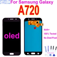 5 7oled replacement lcd for samsung galaxy a7 2017 a720 a720f sm a720f lcd display touch screen digitizer assembly dropshipping