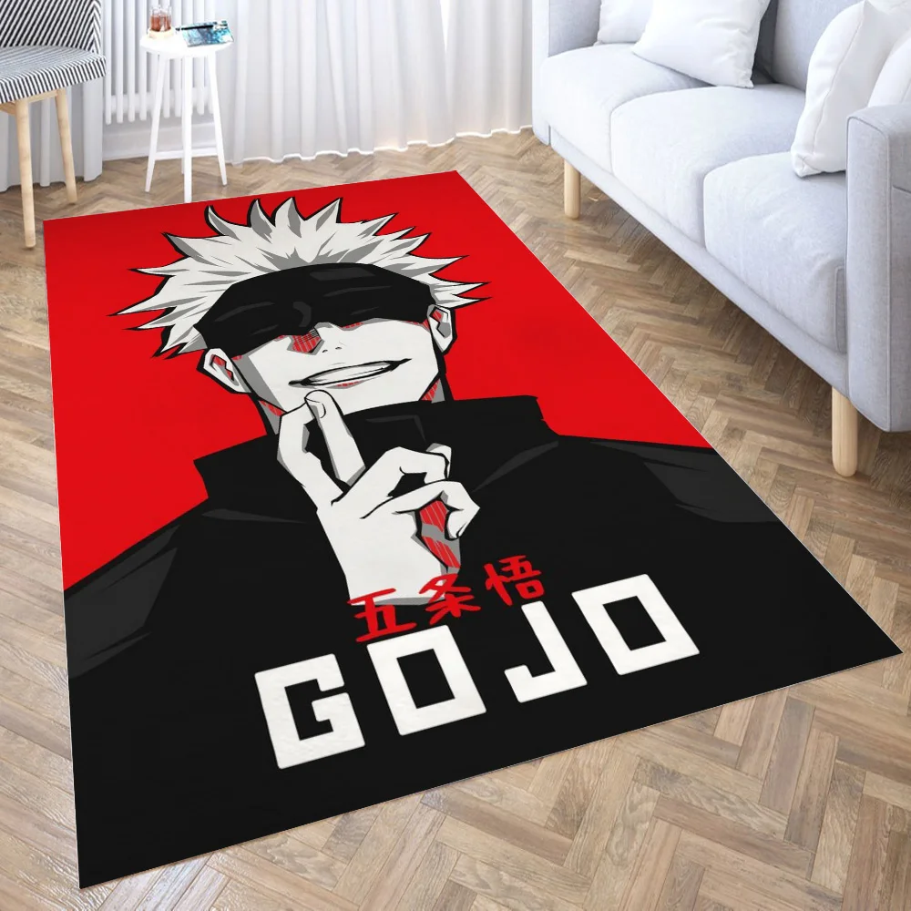 

Gojo Satoru Carpet for Living Room 3D Hall Furniture Floor Mat Bath Anime Area Rug Teenager Bedroom Decora