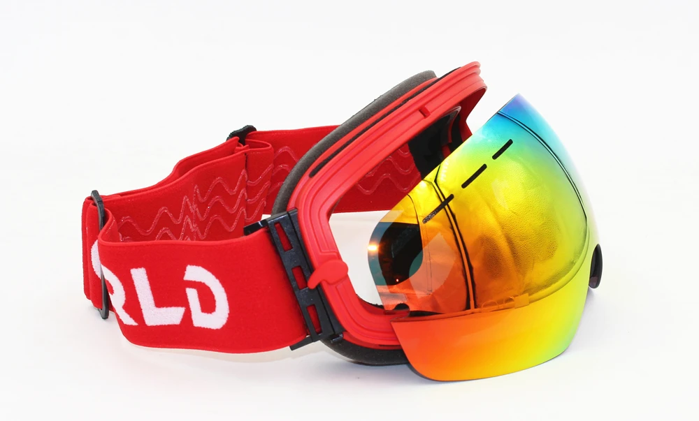 Новинка брендовые лыжные очки RBWORLD двухслойные анти-противотуманные большие