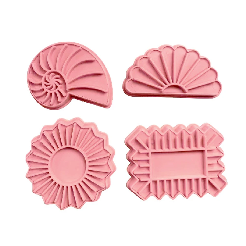 4 шт. сэндвич формочки для печенья веер раковины солнце прямоугольник Волна