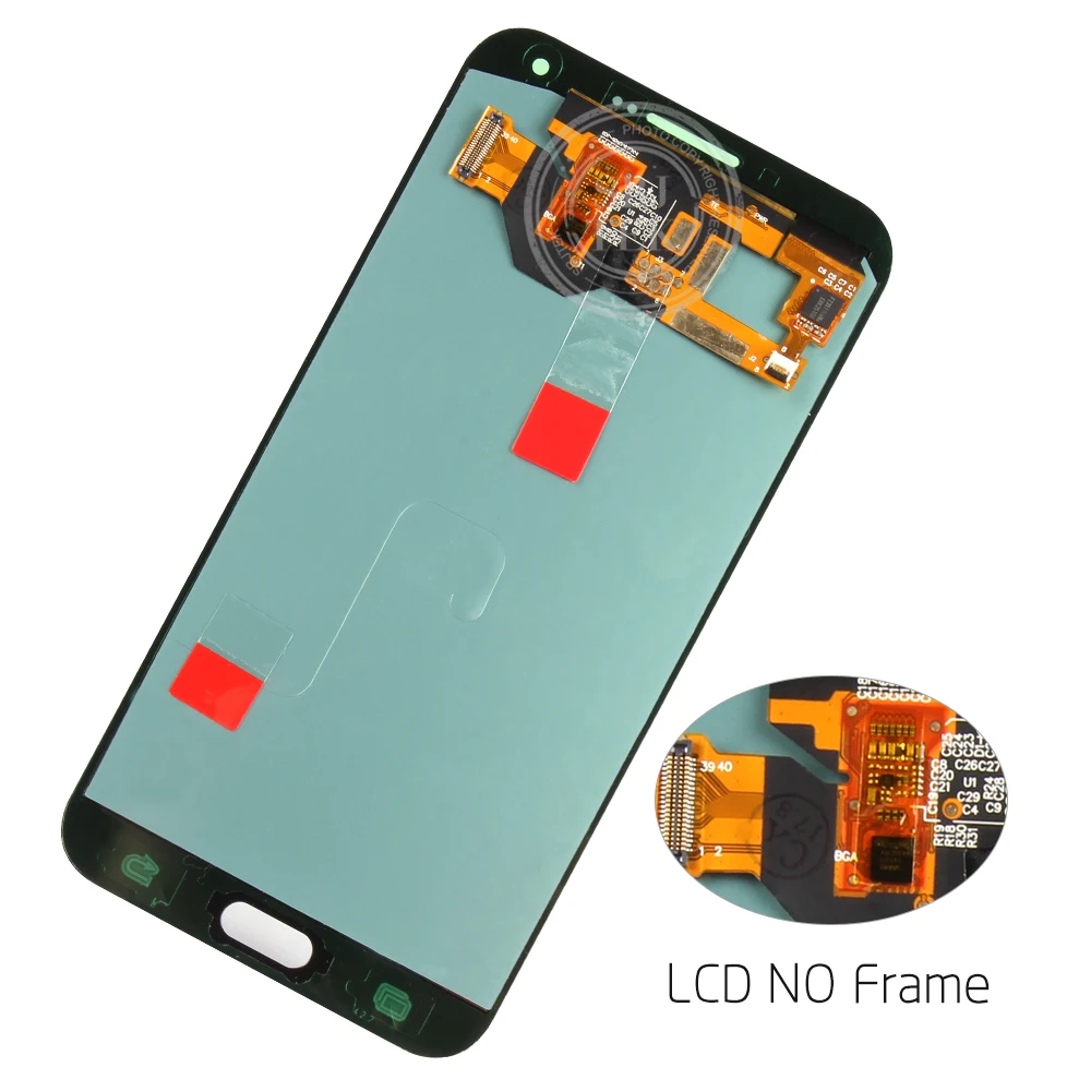 100% супер AMOLED ЖК дисплей для Samsung Galaxy E7 E700 E700F E7000 E7009 сенсорный экран дигитайзер в