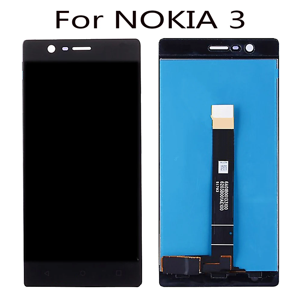Оригинальный 5 0 &quotдля NOKIA 3 LCD сенсорный экран дигитайзер для ЖК дисплей Замена N3 TA