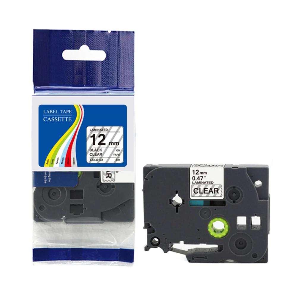 JIANYINGCHEN 2PCS compatible color tze label tape Brothers p-touch printers Tze231 Tze-231 12mm for printer promotion | Компьютеры и