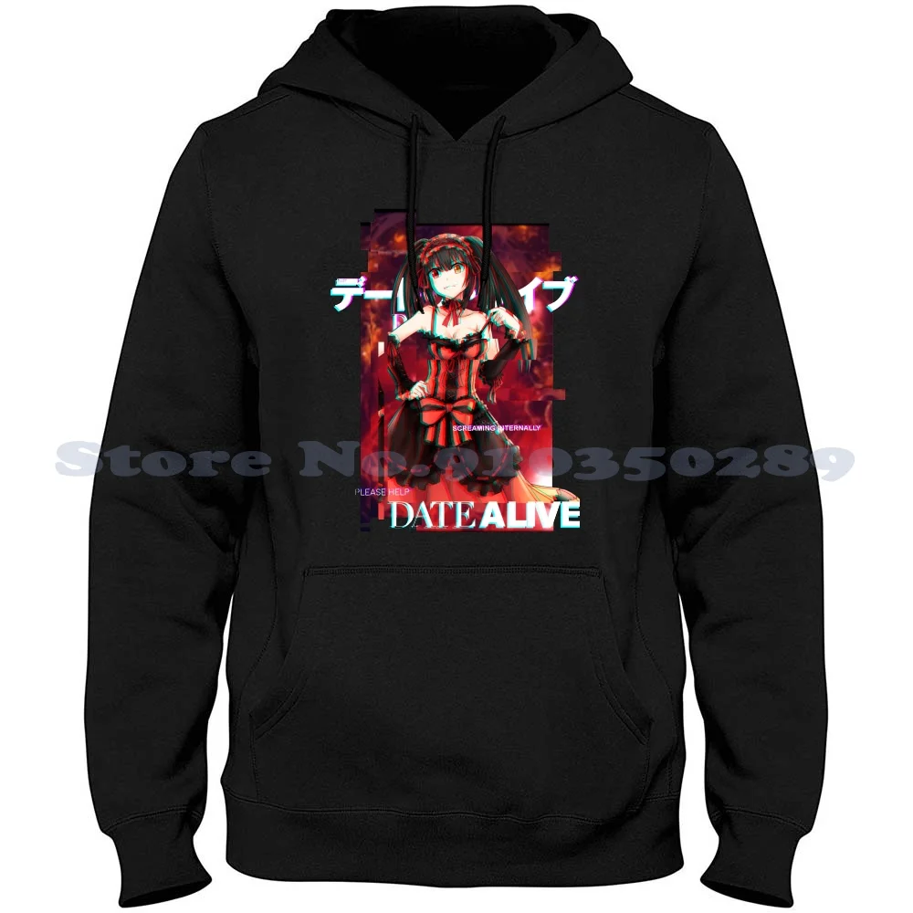

Толстовка с капюшоном Kurumi - Date A Live, толстовка с длинным рукавом, токисаки Куруми, свидание, прямая трансляция, Кодори, Аниме Манга, часы Once Upon A...