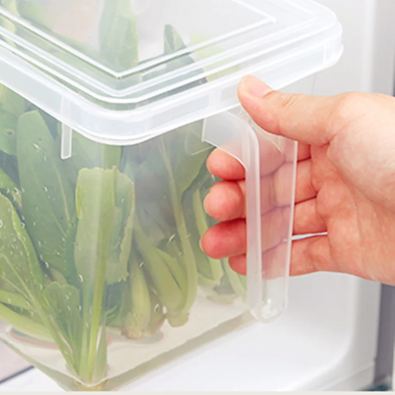 

Transparent Kitchen Sealed Home Organizer Food Container PP Storage Box 1PC Grains Beans Storage Contain