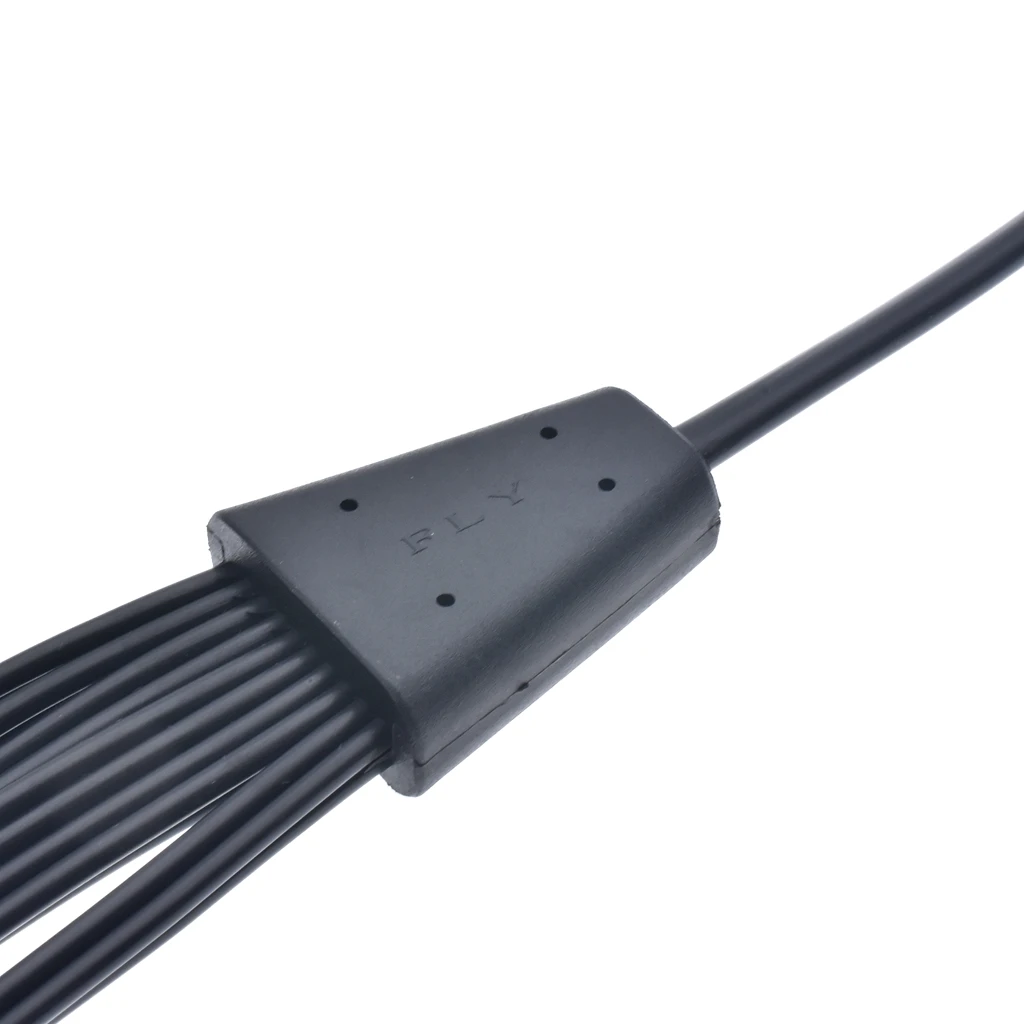 Адаптер питания постоянного тока с 1 гнездом на 10 штекерами переходник Штекерный