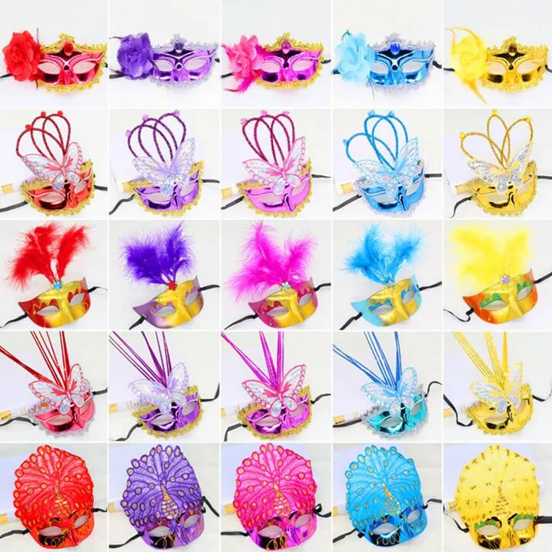 Модные женские мигающие светодиодные маски-бабочки для девочек мигающая маска