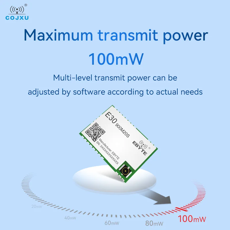 SI4463 SPI Rf модуль 868/915 МГц 20 дБм 2 5 км большой радиус действия GFSK SMD IPEX/печать