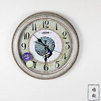 nordic simple pastoral fresh fashion wall clock home decoration wall plastic wall clock wall watch
