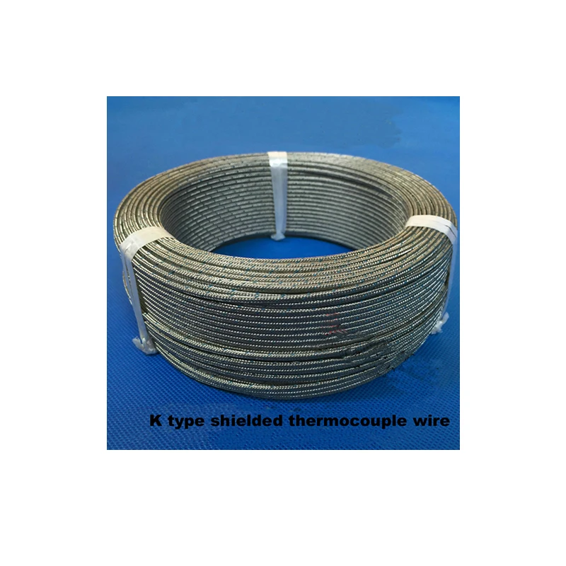 Free shipping 10M/20M K Type shielded thermocouple wire 2*0.4MM 2*0.5MMTemperature measurement line Compensation | Обустройство дома