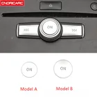 Центральная кнопка переключения громкости мультимедиа с блестками декоративная Обложка отделка автомобильный Стайлинг для Mercedes Benz W204 C180 E260 ML350 GLK200