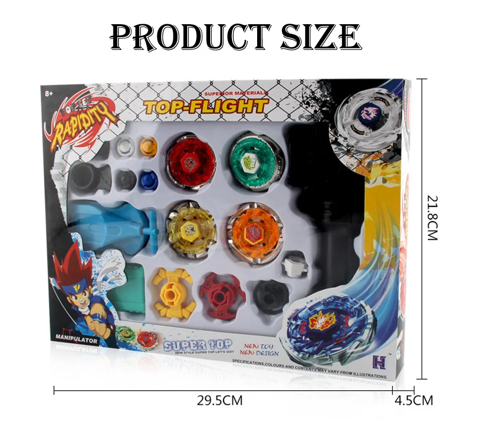 Лучшие продажи Beyblade взрывной Созвездие гироскопа боевые сплава гироскопа в коробке 2820d-4
