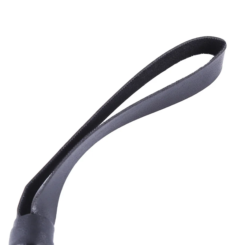 

PU Leather Pimp Whip Racing Riding Crop Party Flogger Hand Cuffs Queen Black Horse Riding Whip