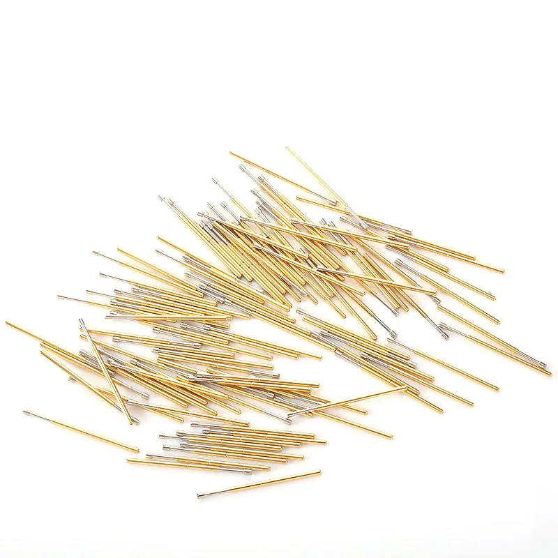 100PCS P100-H2 Nine-jaw Plum Blossom Head Spring Test Pin Outer Diameter 1.36mm Length 33.35mm for Circuit Board Testing - купить по