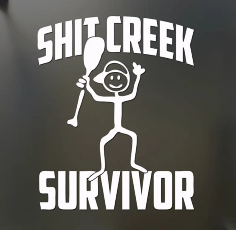 

Survivor Funny Car Decal Bumper Stickers Car Truck Window Decor Car Sticker Rear Windshield Anti Scratch Exterior Parts Exterior