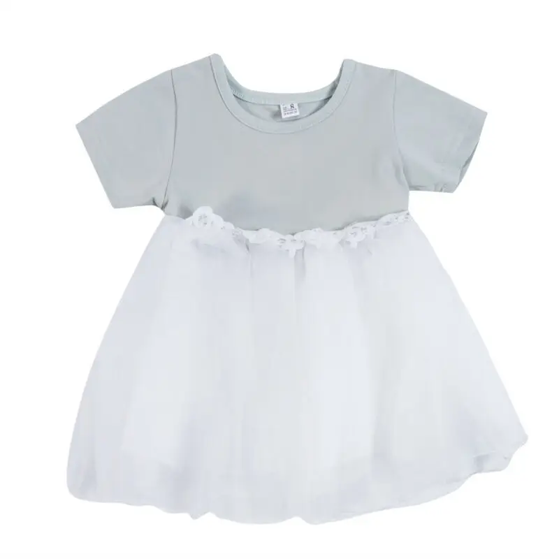 Летнее милое детское платье принцессы для маленьких девочек вечерние
