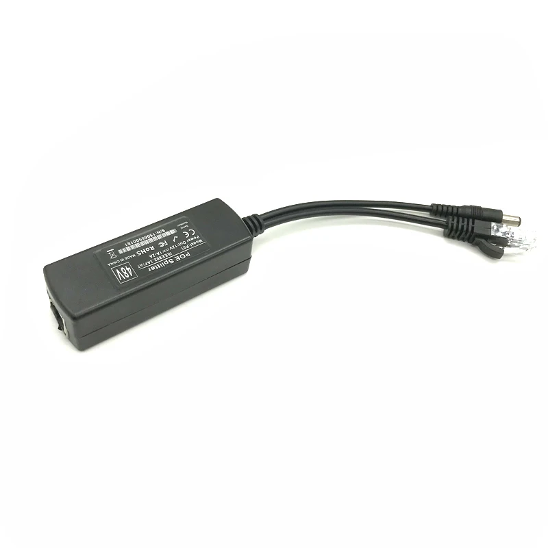 ZSCAM Gigabit активный сплиттер PoE Мощность Over Ethernet IEEE 802.3AF/48V-12V 1A-2A 10/100 Мбит/с на CCTV