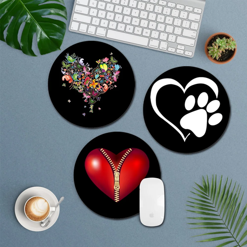 

Small PU Mouse Pad Non-Slip Gaming Desktop Leather Mouse Pad Waterproof Anti-Scratch Mat Printing Pattern for PC Laptop Desktop